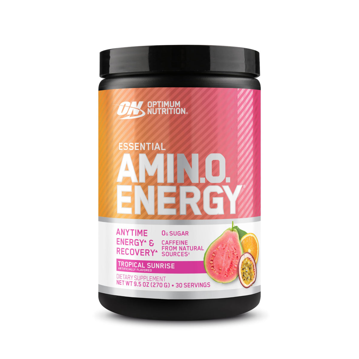 Optimum Nutrition New Flavor Amino Energy - Pre Workout with Green Tea BCAA Amino Acids Keto Friendly Green Coffee Extract Energy Powder - Tropical Sunrise 30 Servings (Packaging May Vary)