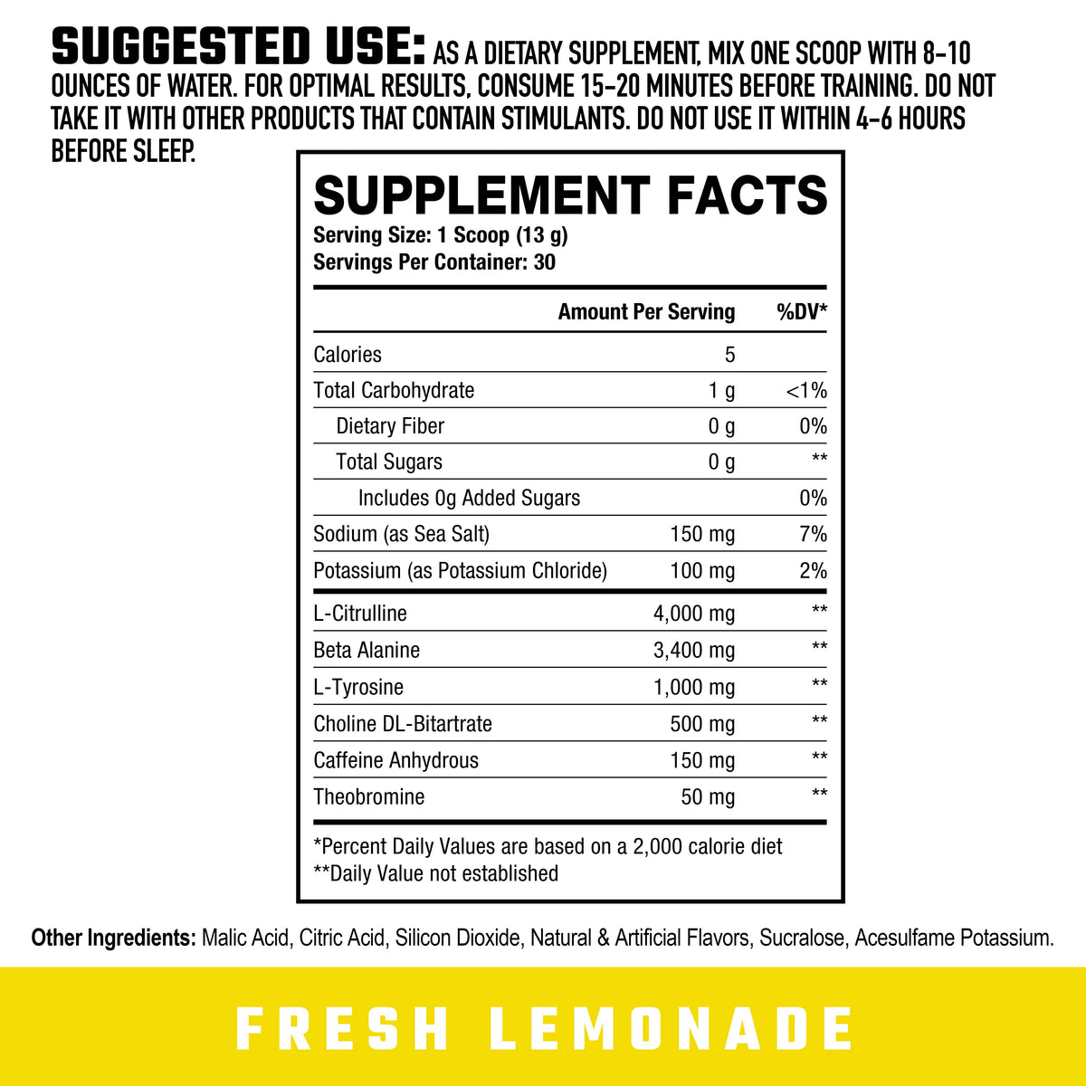 Axe & Sledge Ignition Switch Pre-Workout