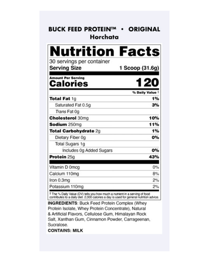 Bucked Up Buck Feed Protein Powder