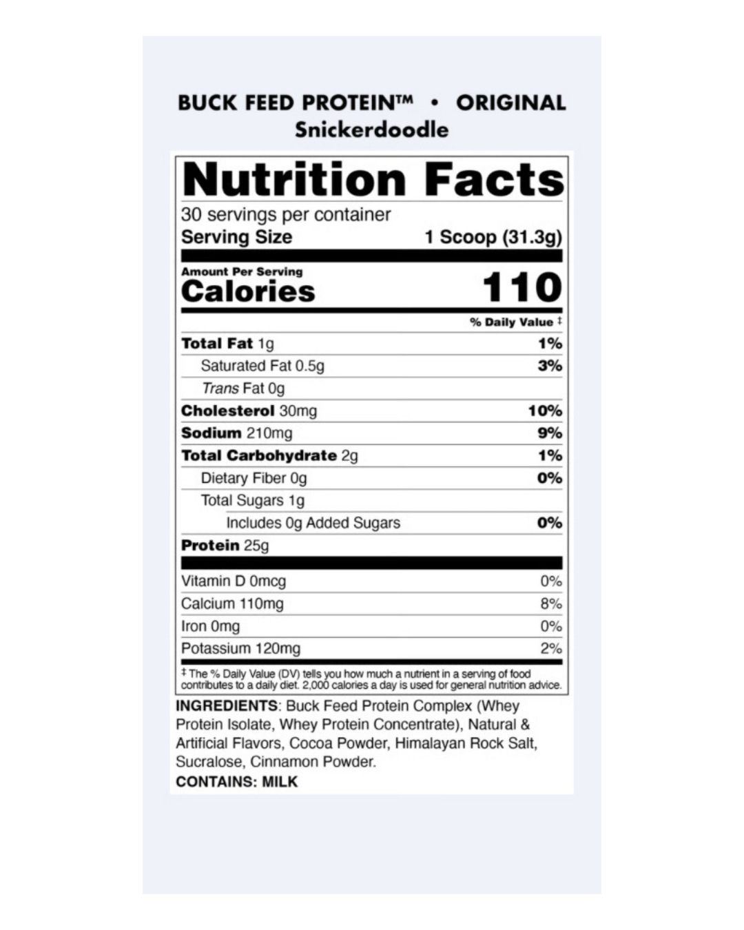 Bucked Up Buck Feed Protein Powder