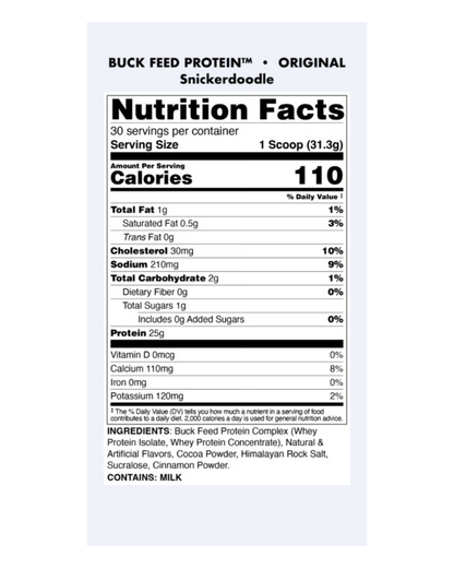 Bucked Up Buck Feed Protein Powder