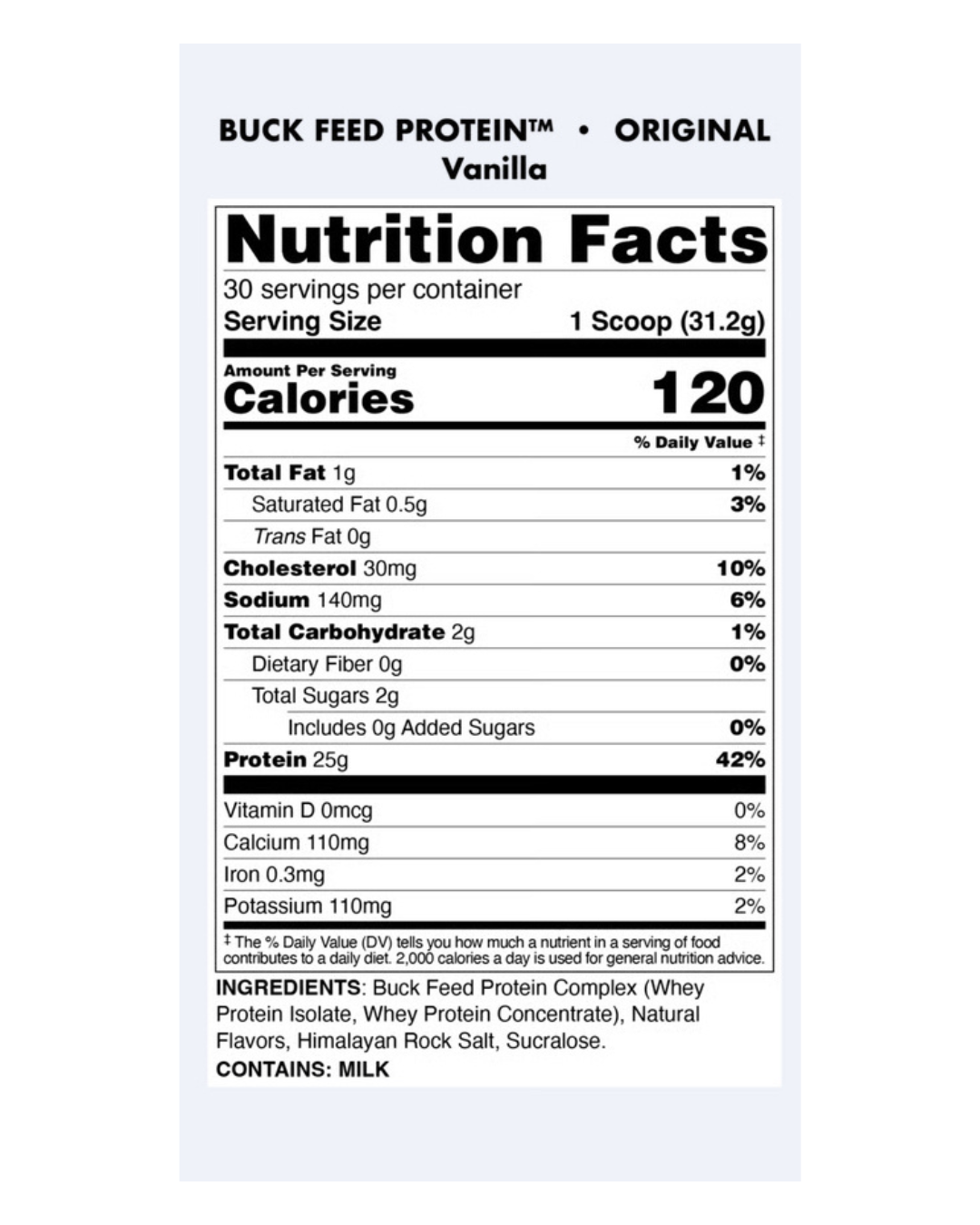 Bucked Up Buck Feed Protein Powder