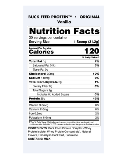 Bucked Up Buck Feed Protein Powder