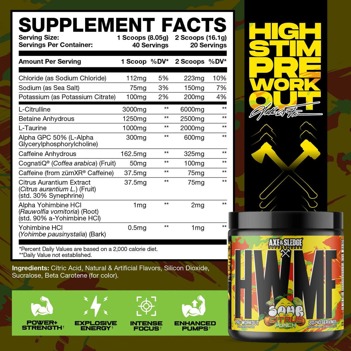 Axe & Sledge HWMF Pre-Workout