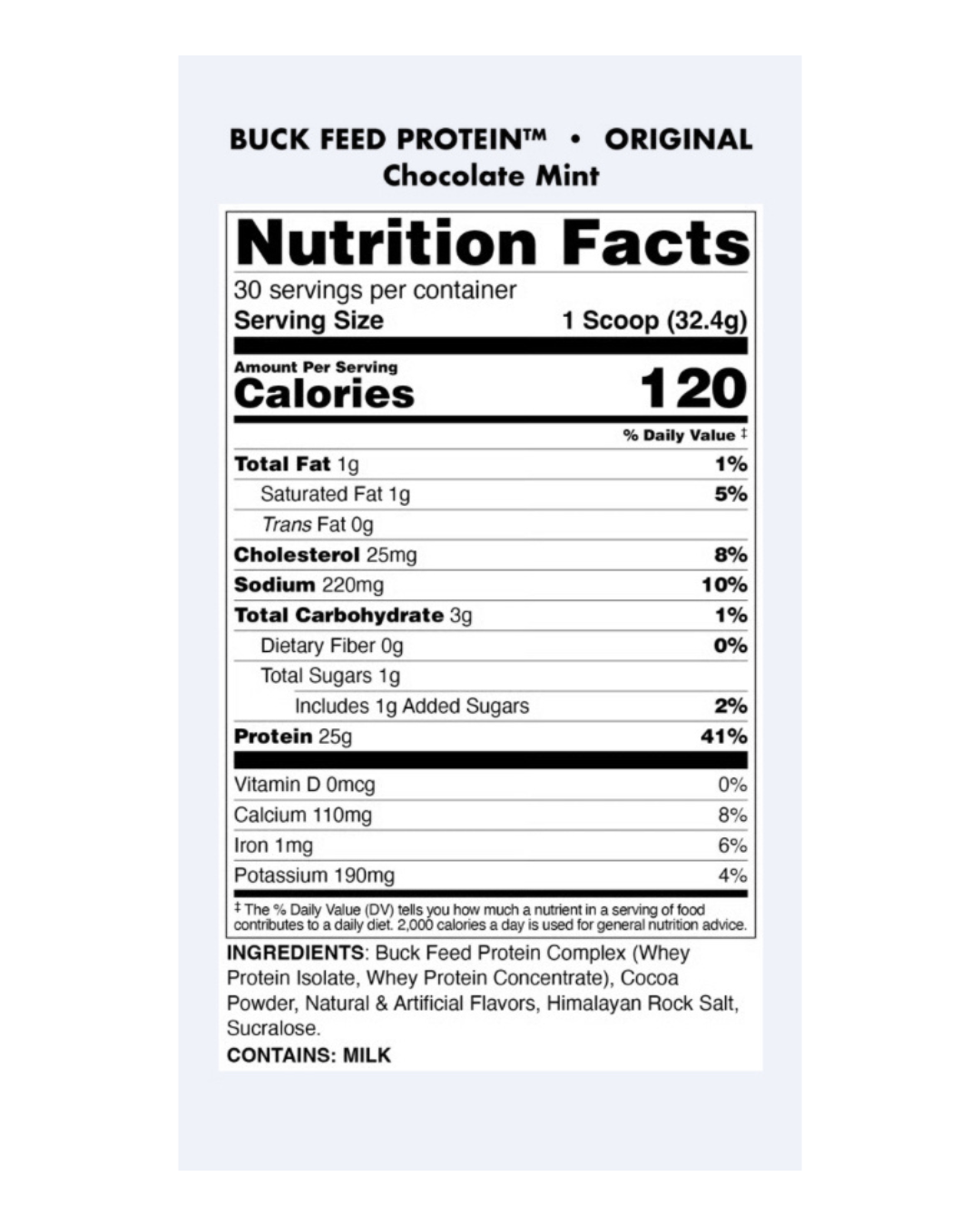 Bucked Up Buck Feed Protein Powder